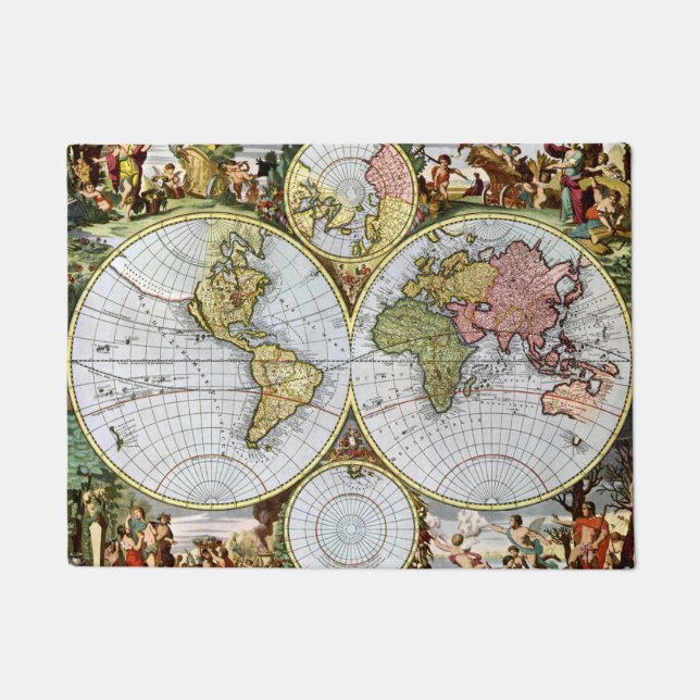 Felpudo Mapa del mundo (Anverso)