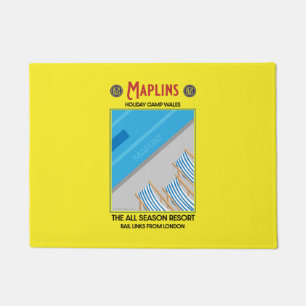 Felpudo Maplins Vintage British Holiday Camps Doormat