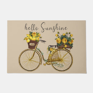 Felpudo Máquina de bienvenida para bicicletas, Bicicleta 