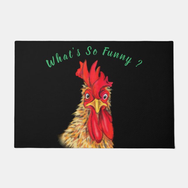 Felpudo Maravilloso Doormat de gallo (Anverso)