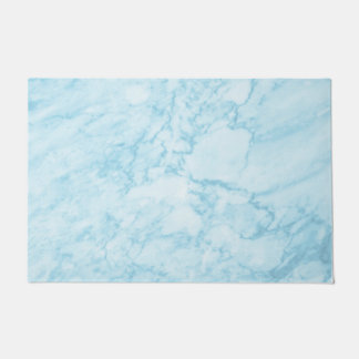 Felpudo Marble azul cielo