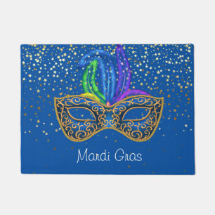 Felpudo Mardi Gras Doormat
