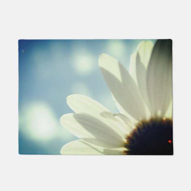 Felpudo Margerite Gänseblümchen blauer Himmel Sommer Motiv (Anverso)