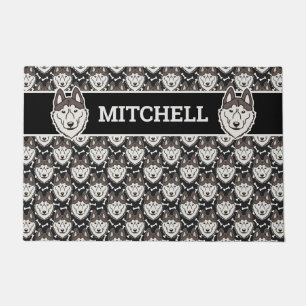 Felpudo Marihuana siberiana Husky Mascota de Perros del Ár