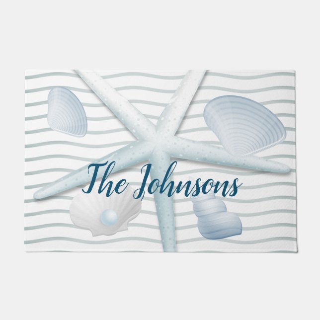 Felpudo Marinas y Perlas (Anverso)