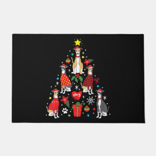 Felpudo Marioneta de perro adorno de Navidad divertida mam