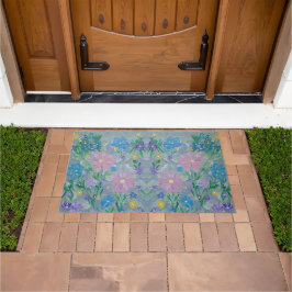 Felpudo Mariposa Bush Floral Mat al aire libre