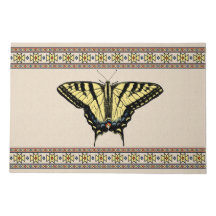 Mariposa de cola de cerda amarilla del suroeste gr