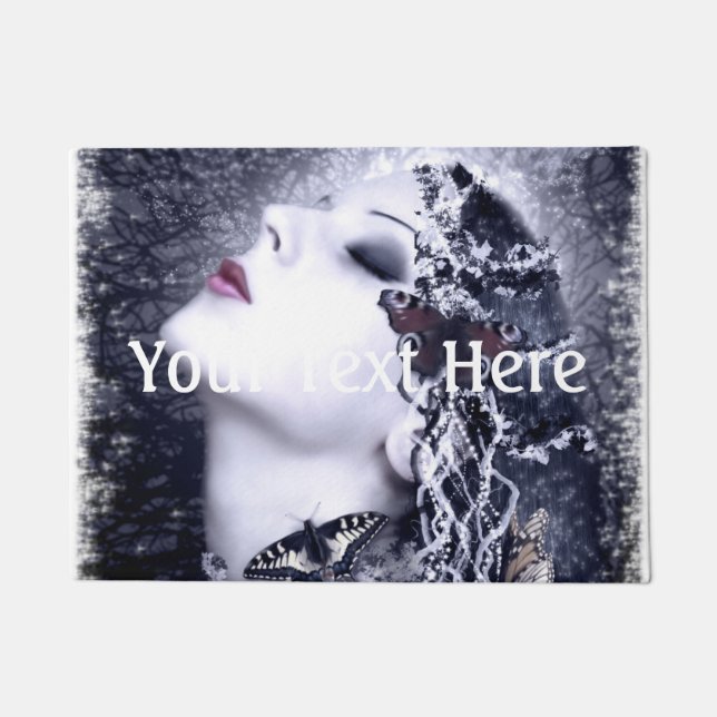 Felpudo Mariposa de otoño (Anverso)