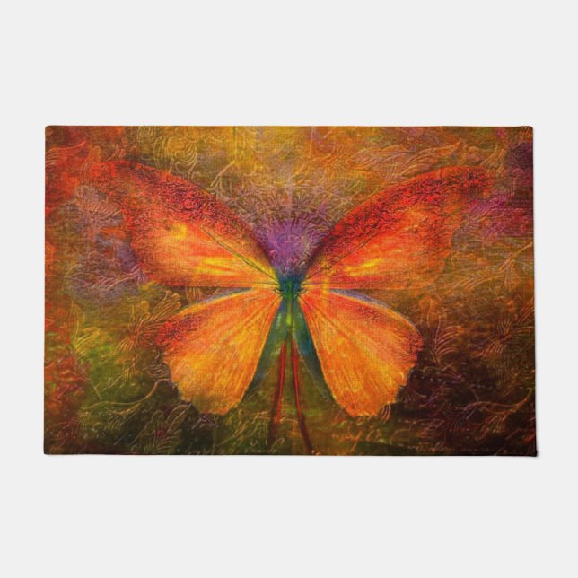 Felpudo Mariposa elegante (Anverso)