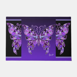 Felpudo Mariposa morada 31