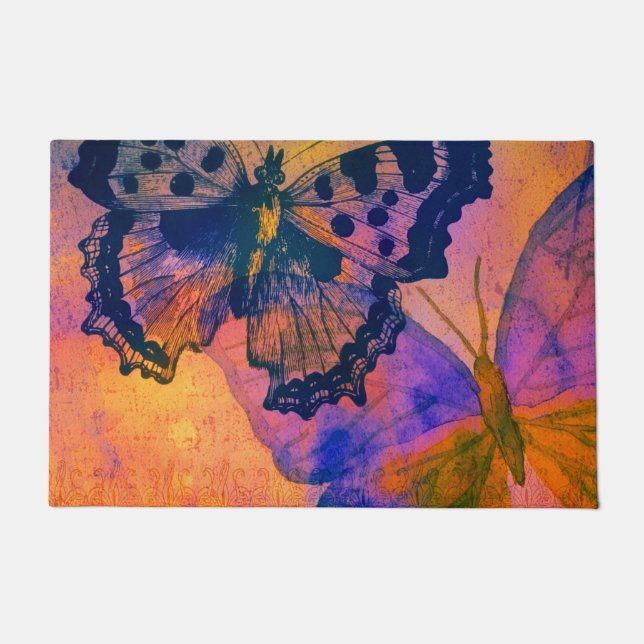 Felpudo Mariposas pintadas (Anverso)