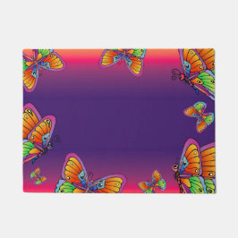 Felpudo Mariposas y mariposas