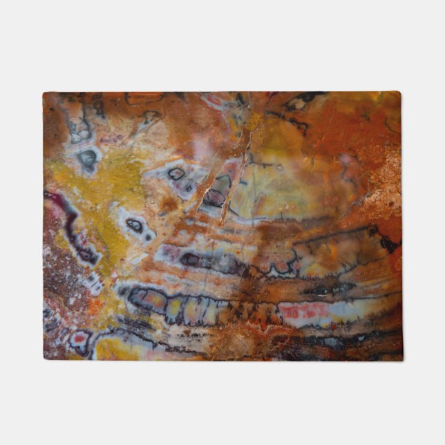 Felpudo Marrón de madera Petrificado (Anverso)