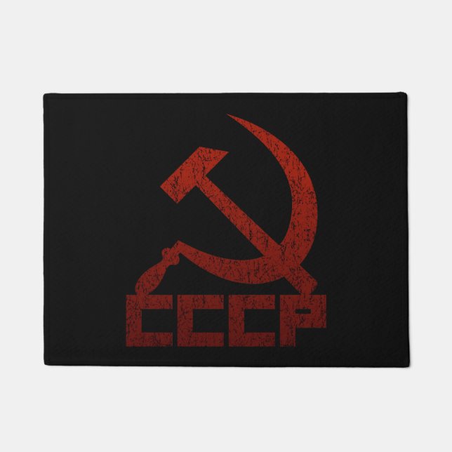 Felpudo Martillo y hoz de CCCP (Anverso)
