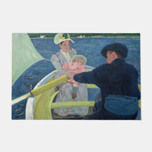 Felpudo Mary Cassatt - La fiesta en el bote