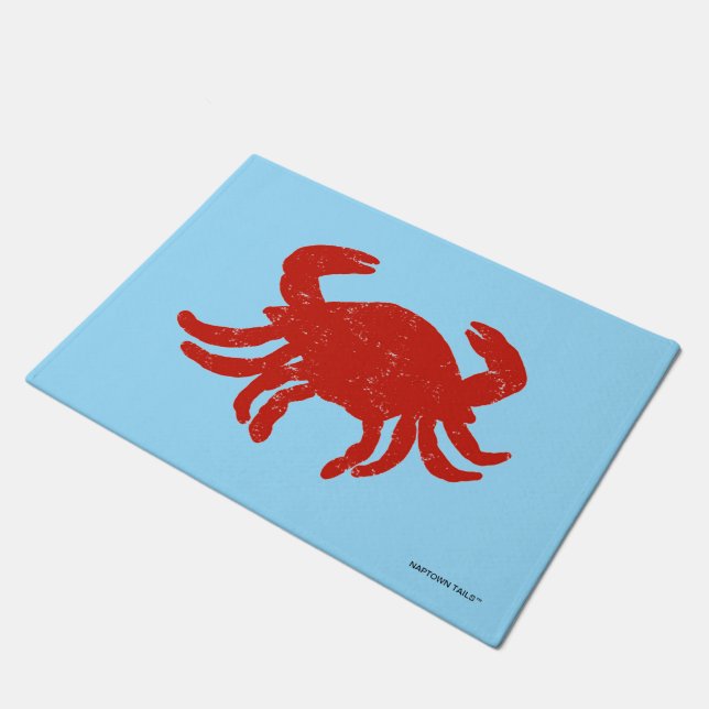 Felpudo Maryland Crab Dog Food Mat (Angular)