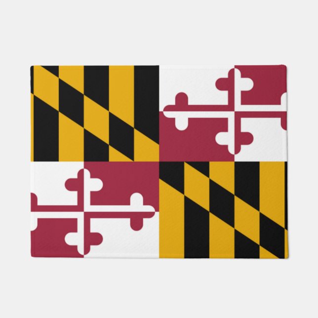 Felpudo Maryland State Flag Door Matt (Anverso)