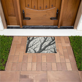 Felpudo Masa de la puerta de la bifurcación del árbol
