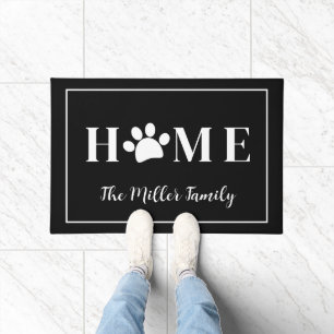 Felpudo Mascota Paw Home con el nombre Doormat