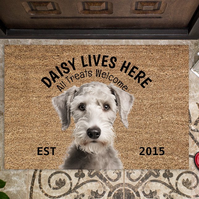 Felpudo Mascota personalizada de Bedlington Terrier (Subido por el creador)