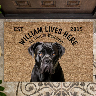 Felpudo Mascota personalizada de Cane Corso