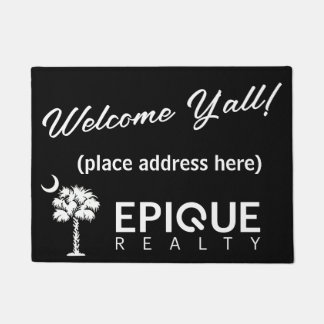 Felpudo Mat de la puerta de bienvenida