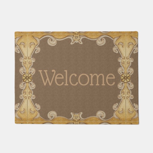 Felpudo Mat de la puerta de bienvenida (Anverso)