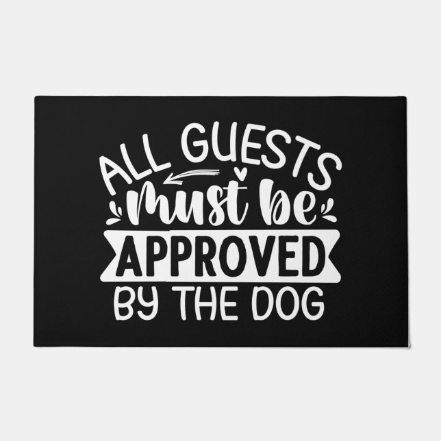 Felpudo Mat De La Puerta De Bienvenida Todos Los Invitados (Anverso)