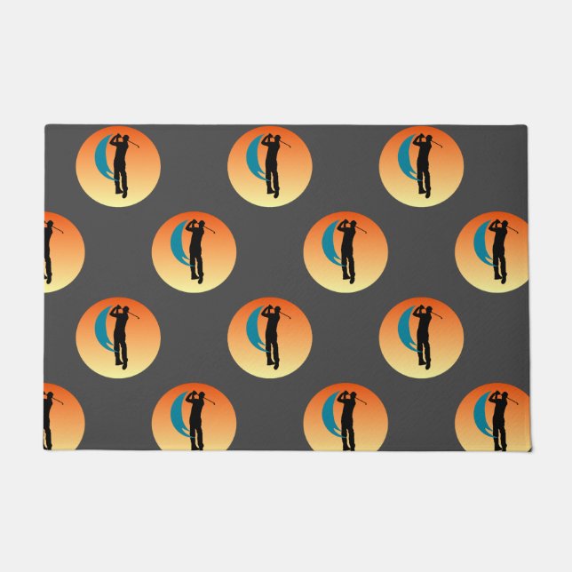 Felpudo Mat de la puerta de golf (Anverso)