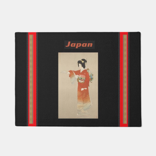 Felpudo Mat de la puerta de Japón (Anverso)