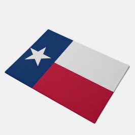Felpudo Mat de la puerta de la bandera de Texas