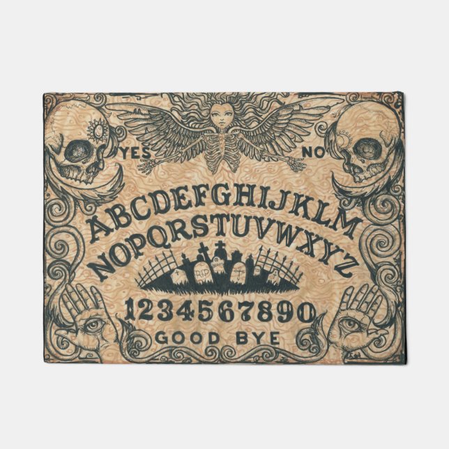 Felpudo Mat de la puerta de la bruja (Anverso)