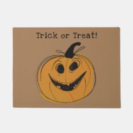 Felpudo Mat de la puerta de la calabaza