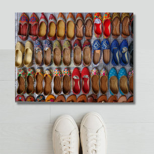 Felpudo Mat de la puerta de la imagen de los ZAPATOS FRÍOS