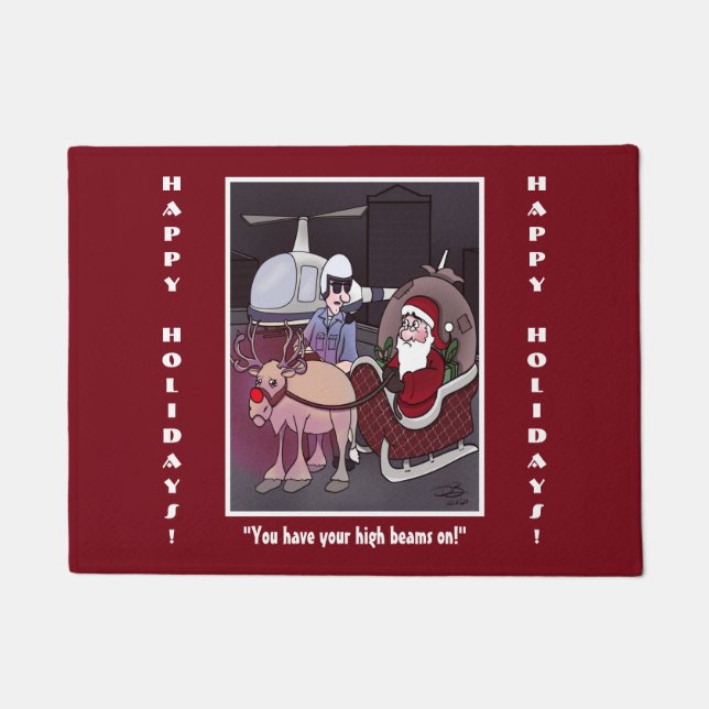 Felpudo Mat de la puerta de las vigas altas (Anverso)