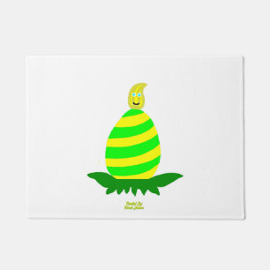 Felpudo Mat de la puerta de los deseos de Pascua
