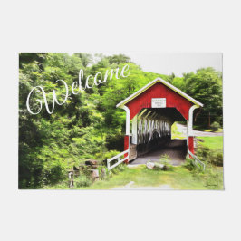 Felpudo Mat de la puerta de los puentes cubiertos por la P