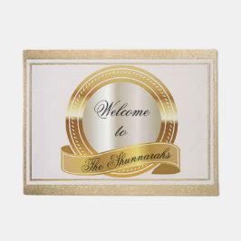 Felpudo Mat de la puerta de oro elegante