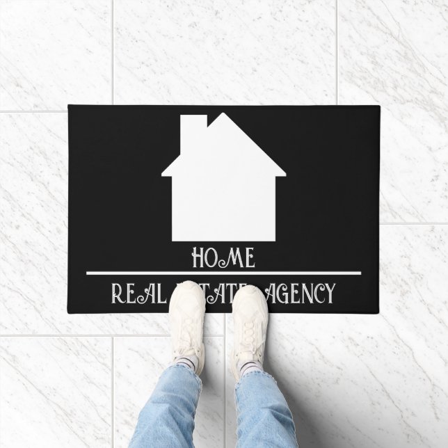 Felpudo Mat de la puerta del logotipo del personalizado co (Interior)