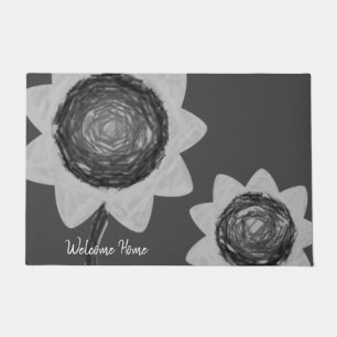 Felpudo Mat de la puerta floral