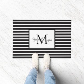 Felpudo Mat de la puerta monocroma del personalizado