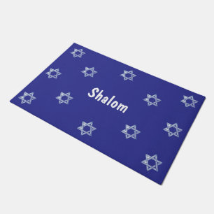Felpudo Mat de la puerta para decir Shalom