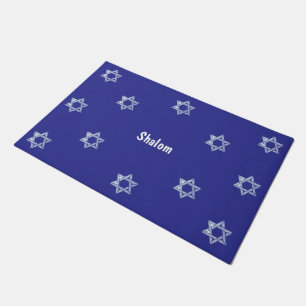 Felpudo Mat de la puerta para decir Shalom
