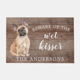 Felpudo Mat de la puerta personalizada del perro de Bulldo