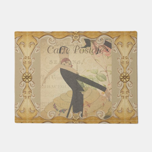 Felpudo Mat de la puerta postal francesa (Anverso)