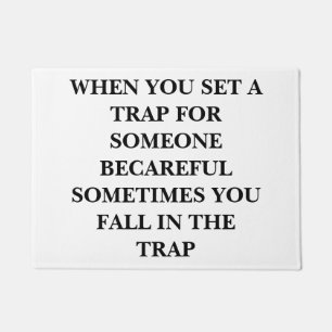 Felpudo Mat de la puerta TRAP