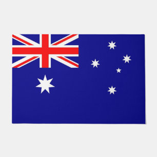Felpudo Mat de puerta con bandera de Australia
