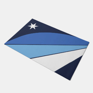 Felpudo Mat de puerta con bandera de Columbia, SC