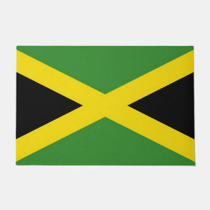 Felpudo Mat de puerta con bandera de Jamaica